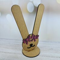 ПА-БП-009 Подставка под резиночки Зайчик 34*14см