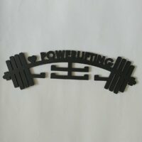 ПА-Н-013 Медальница "PowerLifting" 43,5*13,5*0,6см черный