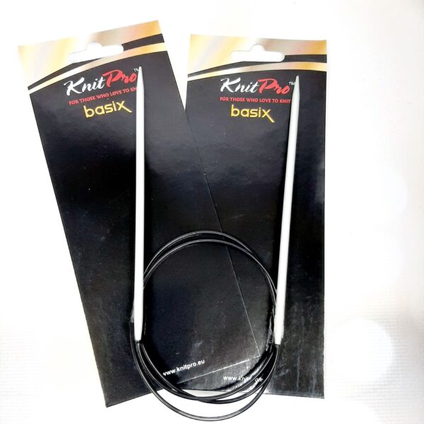 45333 KnitPro Basix Aluminum Спицы круговые d3,0мм 80см