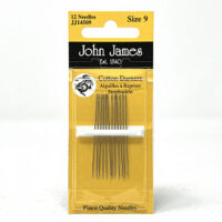 JJ14509E Голка для штопання №9 (1 блістер х 12 голок) JohnJames (Англія)