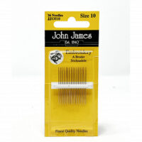 JJ13510E Голка вишивальна №10 (1 блістер х 16 голок) JohnJames (Англія)