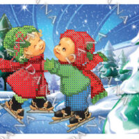 ДАНА-199 Катание на коньках, схема под бисер