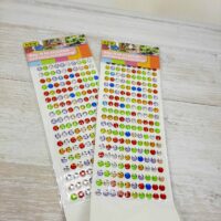 Камень клеевой на планшете 8мм разноцветный 220шт