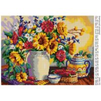 ДАНА-335 Живописный натюрморт, схема под бисер