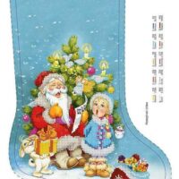 ДАНА-373ч Новогодние песни, схема под бисер