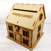 ПА-С-769 Скринька для грошей "На квартиру та машину" 23*23*24см МДФ3мм