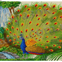 ЮМА 254 Сказочная птица, схема под бисер