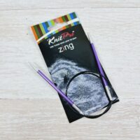 47068 КнитПро Спицы круговые Zing d3,75мм 40см
