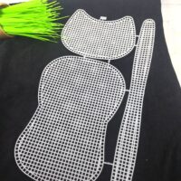 Пластикова канва "Сумочка" біла 20*13см