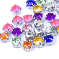 Пришивные Акрил Стразы Круглые 5*4мм Микс