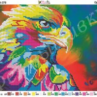 Фея Вышивки АВ-370 Орел, схема под бисер