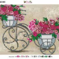 Фея Вышивки АВ-59 Букет ромашек, схема под бисер