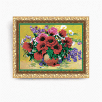 ArtSolo VKA 3013 Маки, схема под бисер