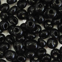 Бисер Чехия Preciosa 4/0 25г 23980 чорний