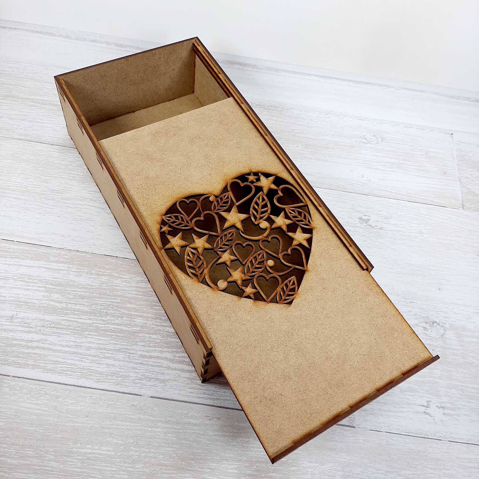 ПА-К-005 Коробка с выезной крышкой 32*16*8см 1 отделение