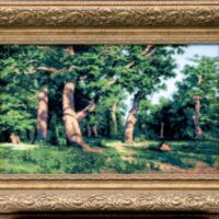 Чарiвна Мить 348 Сосновый бор. По мотивам И. Шишкина, набор для вышивания нитками