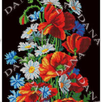 ДАНА-5121 Полевой букет, схема под бисер