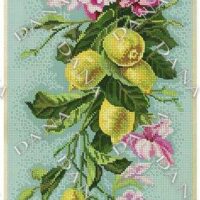 ДАНА-5126 Панно с лимоном, схема под бисер