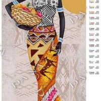 ДАНА-5130 Солнце пустыни, схема под бисер