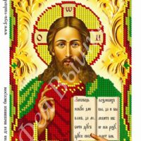 Фея Вышивки КН-16 Иисус Христос, схема под бисер