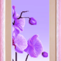 Чарiвна Мить СБ-297 Орхидея, схема для вышивания бисером