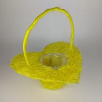 Корзина Сердце из сизали 1473-1