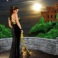 Миледи СЛ-3213 Тайна полночи, схема под бисер