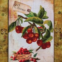 Новая Слобода ОР5513 Фрукты. Вишня, набор для вышивания бисером