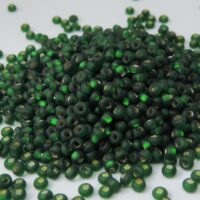 Бісер 51060/1 Preсiosa 10/0 темно-зелений райдужний матовий 25г фото