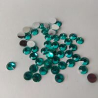 Стразы 5мм 50шт бирюзовые