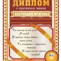 Фея Вышивки АВ-393 Настоящий мужчина, схема под бисер