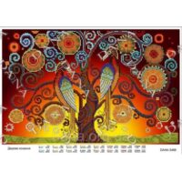 ДАНА-3466 Дерево жизни, схема под бисер