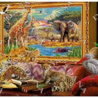 ДАНА-3472 Африка, схема под бисер