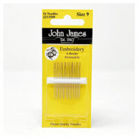 JJ13509E Голка вишивальна №9 (1 блістер х 16 голок) JohnJames (Англія)