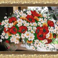 ArtSolo VKA 3023 Полевой букет, схема под бисер