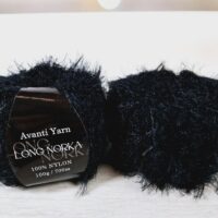 Аванті Ярн Лонг Норка (Avahti Yarn Long Norka) 100г/700м 034 чорний