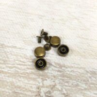 Ніжки для сумки,циліндр з гвинтом. 10*4,8 бронза 4шт