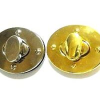 2055 Замок-поворотка 818-019 никель 47*37мм