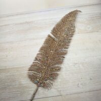 Декоративна гілка Перо 82см, колір - коричневий мокко 839-485