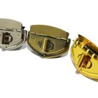 2059! Замок-поворотка 818-185 золото 68*45мм