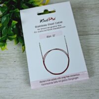 10664 KnitPro Кабель фіксований для спиць з нейлоновим покритям 80см