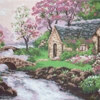 I.B. Studio 132030 Домик, канва с рисунком