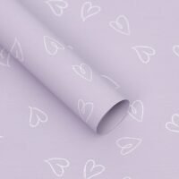 Калька (плівка) для квітів матова SW-119-034 58*58см Cool Heart 034 лаванда