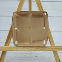 Корзинка из шпона Квадратная 8*8*2,5см