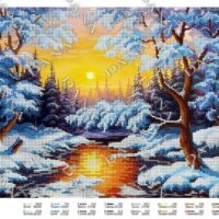 ДАНА-3358 Зима, схема под бисер