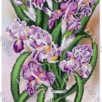 ДАНА-5132 Сказочные ирисы, схема под бисер