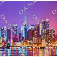 ДАНА-5134 Ночные огни, схема под бисер