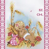 ВДВ Т-0430 Метрика для девочки , схема под бисер