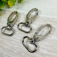 LD-103-2 Карабин для ключей 40мм серебро