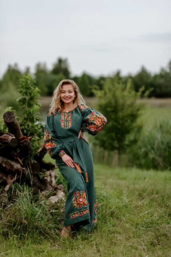 Сукня жіноча 4505 42р зелена